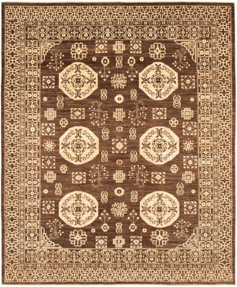 Pakistani Pako Persian 18 Of 20 8'2" x 9'8" Hand-knotted Wool Rug 