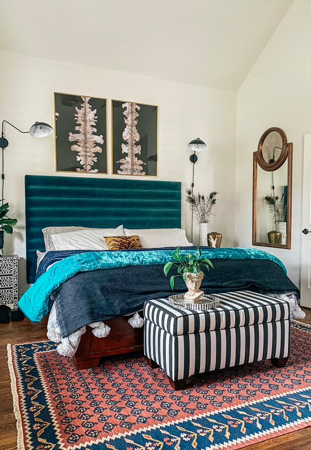 ECARPETGALLERY Turkish Ankara flatweave in bedroom